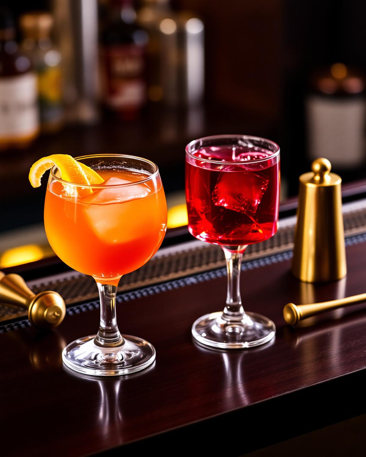 Two signature cocktails
